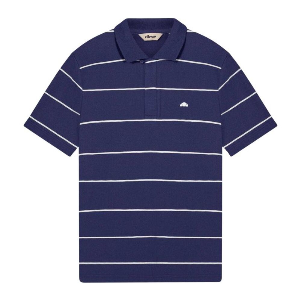 Ellesse Mens Cimetta Striped Polo Shirt / Navy